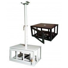 Anti theft projector security cage